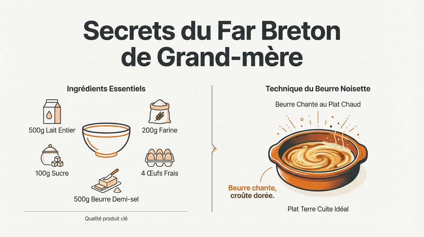 Far breton traditionnel de grand-mère