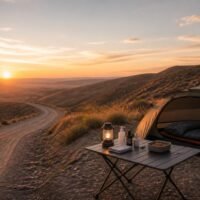 Étape reposante en road-trip outdoor : spot et couchage