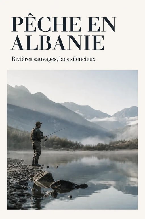 Partir pêcher en Albanie : entre nature sauvage et culture locale, paysage de pêche au bord d’un lac albanais