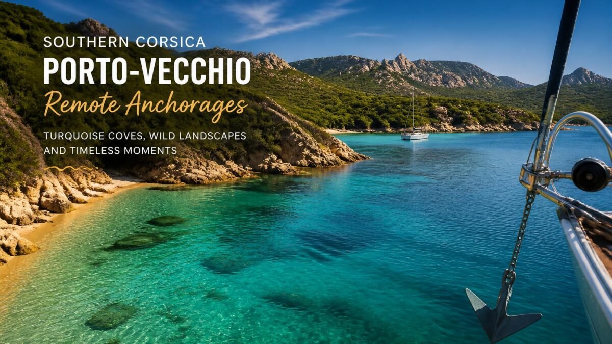Mouillages sauvages en Corse du Sud selon le vent