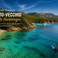 Mouillages sauvages en Corse du Sud selon le vent
