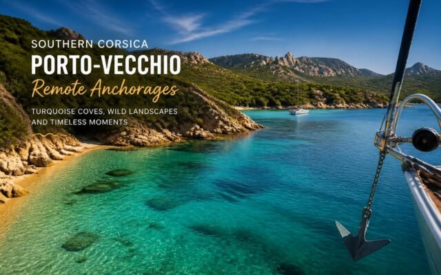 Mouillages sauvages en Corse du Sud selon le vent