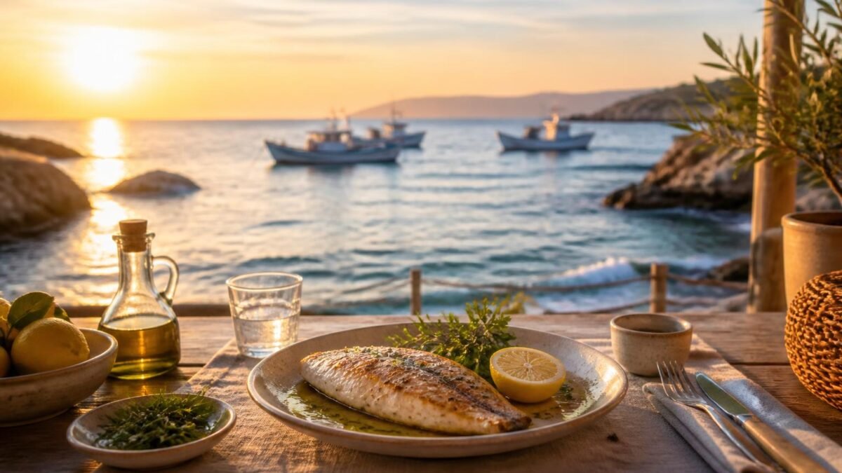 Où manger après la pêche en bord de mer : vue et fraicheur