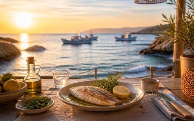 Où manger après la pêche en bord de mer : vue et fraicheur